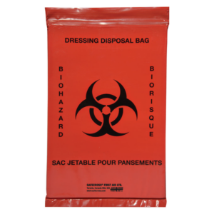 14357 - 14359 - 14363 Infectious Waste Bags - 15.2 x 22.9cm (25Pack)