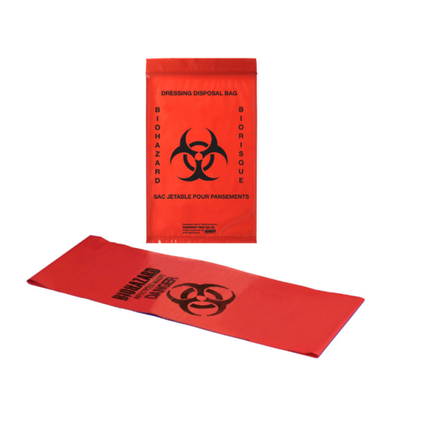 Infectious Waste Bags - 15.2 x 22.9 cm