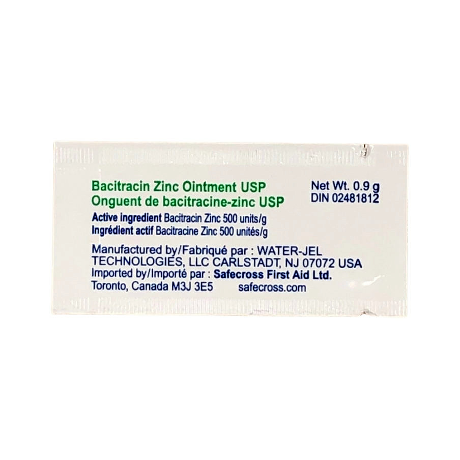 Bacitracin Zinc First Aid Antibiotic Ointment 0.9 g