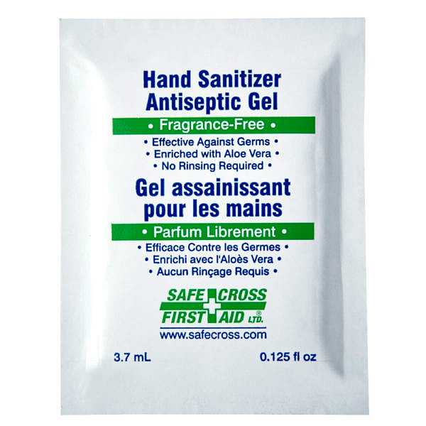 Hand Sanitizer Antiseptic Gel - 3.7 mL (100/Box)