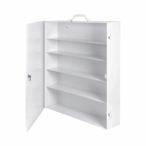Metal Cabinet - #5 with Lock - open - First Aid Canada
