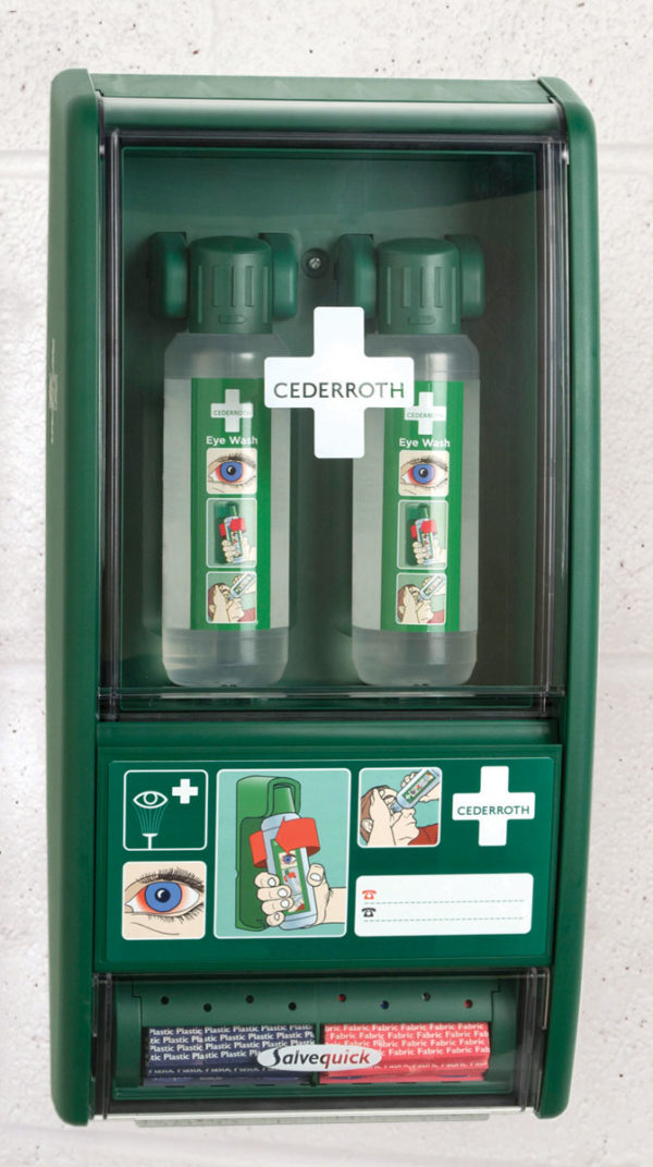 Cederroth Eye Wash/Salvequick First Aid Station