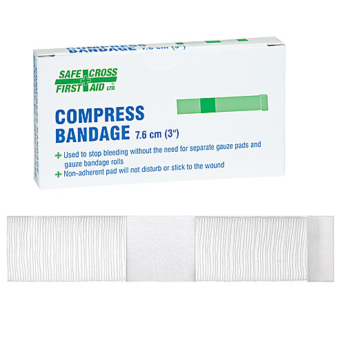 Compress Bandage - 7.6 x 7.6cm (1/Unit Box)