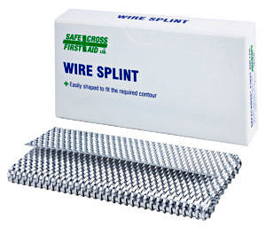 Black/Grey Lightning X Folded Universal Aluminum Medical Tactical Roll Splint 4.5 x 36 for First Aid Kits 