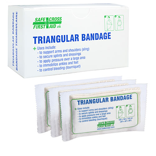 Triangular Bandage - Compressed - 101.6 x 101.6 x 142.2cm (3/Unit Box)