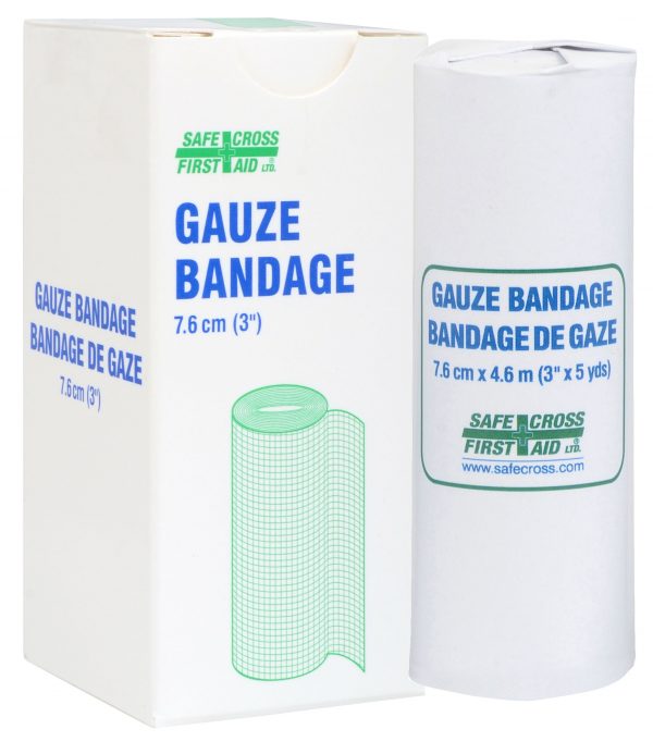 Gauze Bandage Roll - 7.6cm x 4.6m (1/Unit Box)