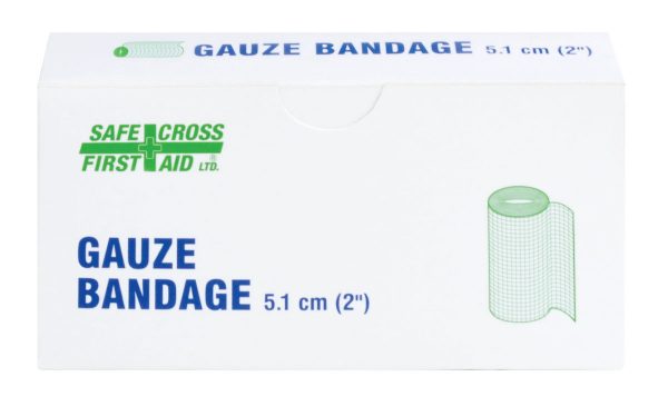 Gauze Bandage Roll - 5.1cm x 4.6m (2/Unit Box)