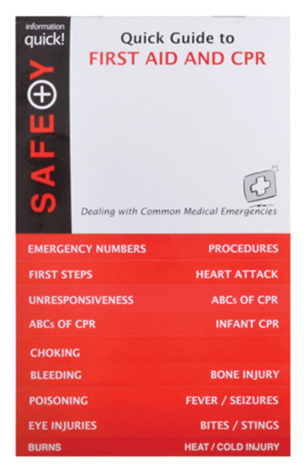 Quick Books Guide To First Aid & CPR - Large