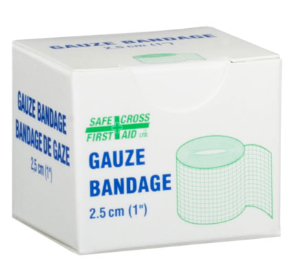 Gauze Bandage Roll - 2.5cm x 9.1m (1/Unit Box)