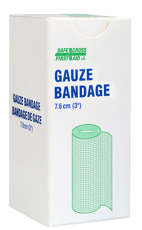 Gauze Bandage Roll - 7.6cm x 9.1m (1/Unit Box)