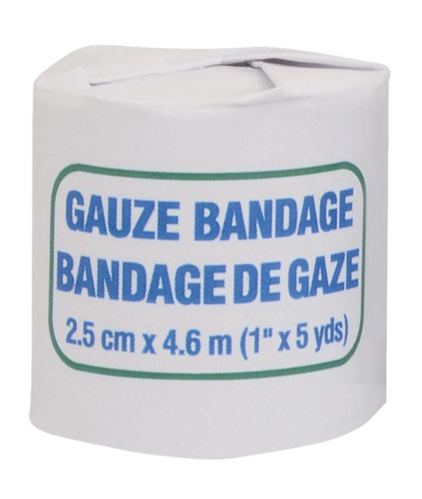 Gauze Bandage Roll - 2.5cm x 4.6m
