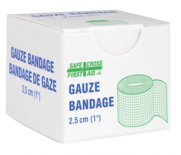 Gauze Bandage Roll - 2.5cm x 4.6m (1/Unit)