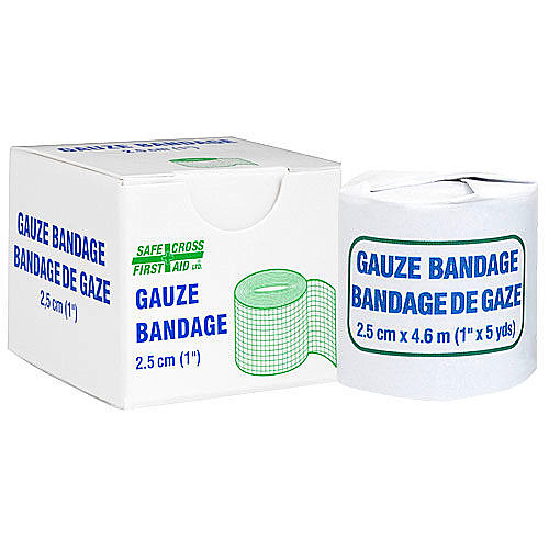 Gauze Bandage Roll - 2.5cm x 4.6m (1/Unit)
