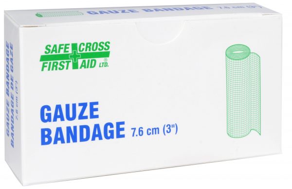 Gauze Bandage Roll - 7.6cm x 4.6m (2/Unit Box)