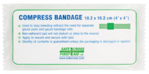 Compress Bandage - 10.2 x 10.2cm