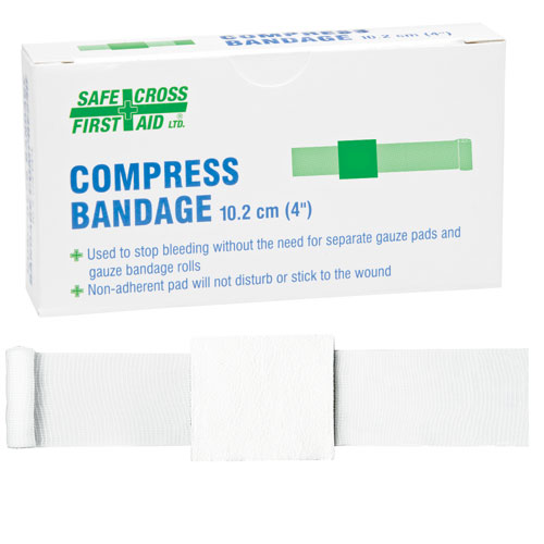 Compress Bandage - Field Dressing - 10.2 x 10.2cm (1/Unit Box)