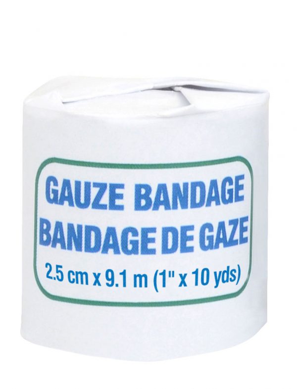Gauze Bandage Roll - 2.5cm x 9.1m