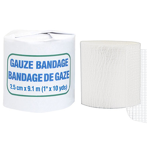 Gauze Bandage Roll - 2.5cm x 9.1m