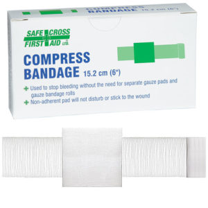 Compress Bandage - 15.2 x 15.2cm (1/Unit Box)