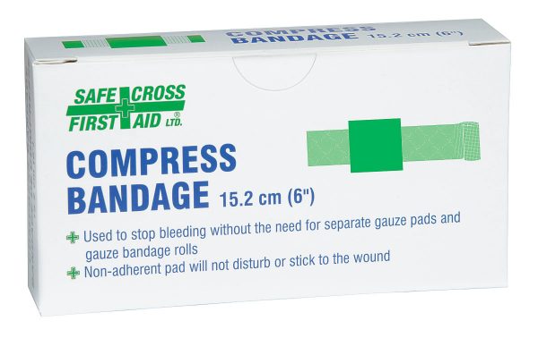 Compress Bandage - 15.2 x 15.2cm (1/Unit Box)