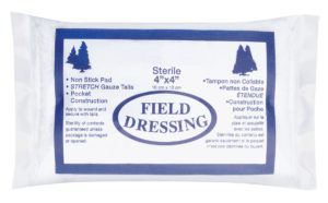 Compress Bandage Field Dressing - 10.2 x 10.2cm