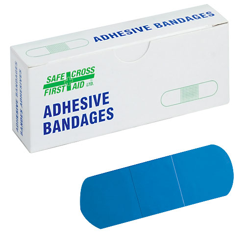 Plastic Detectable Bandages - 2.5 x 7.6cm