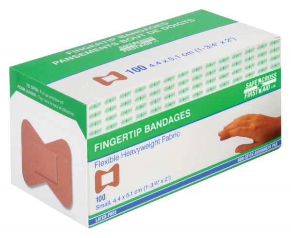 Fingertip Bandages - Small - 4.4 x 5.1cm (100/Box)