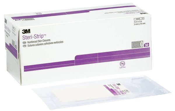 Steri-Strip Skin Closures - 3mm x 7.6cm (50/Box)