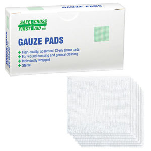 Gauze Pads - Sterile - 5.1 x 5.1cm (6/Unit Box)