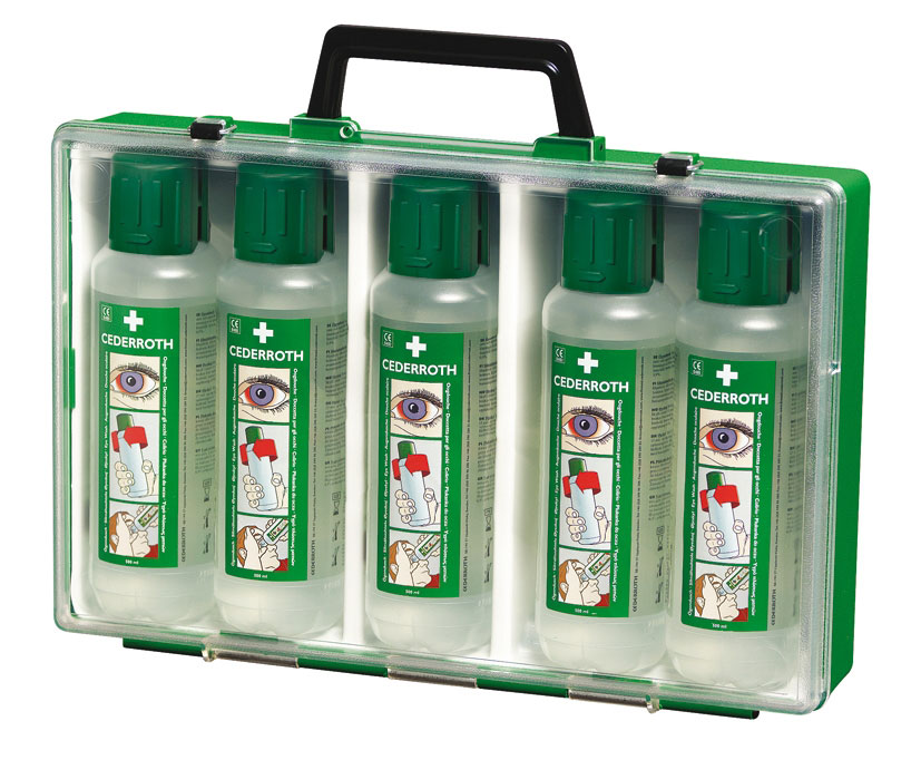 Cederroth Eye Wash in Portable Case - 500mL (5/Case)