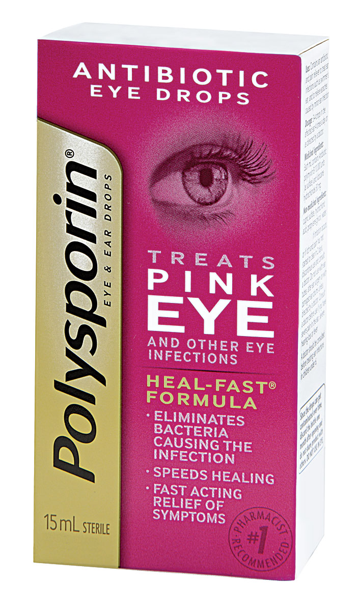 Buy Polysporin Antibiotic Eye & Ear Drops 15mL from Canada