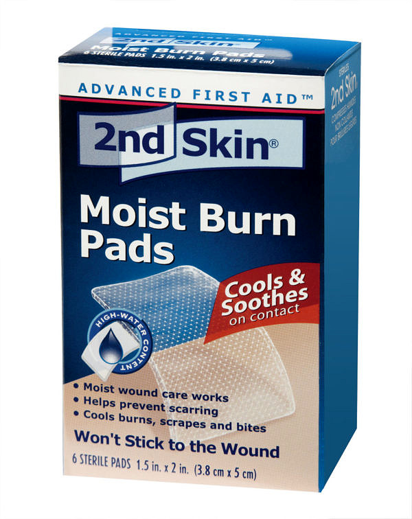 2nd Skin - Moist Burn Pads - Small - 3.8 x 5.1cm (6/Box)