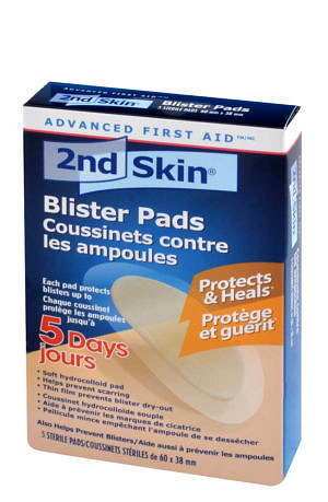 2nd Skin Blister Pads (5/Box)