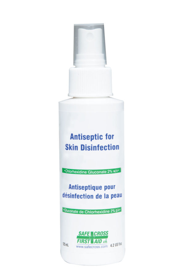 Safecross Antiseptic Skin Cleanser - Spray Pump - 125mL