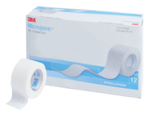 Micropore Surgical Paper Tape - 2.5cm x 9.1m (12/Box)