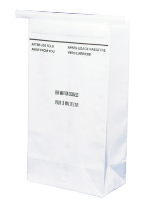 Motion Sickness/Emesis Bag - 11.4 x 21.6cm