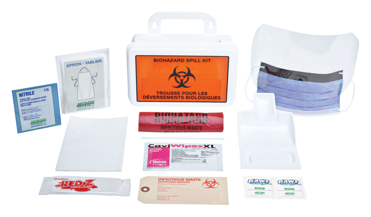 Buy Biohazard Clean Up Spill Kit Deluxe from Canada