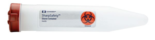 Sharps Biohazard Transportable Shuttle Container w/Lock