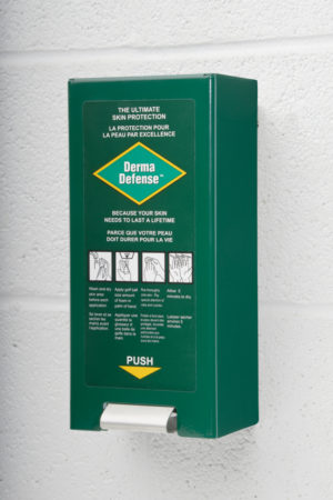 Derma Defense Wall Dispenser for 482 g Canister (Item 14596)