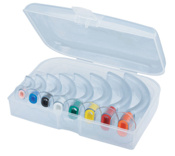Oropharyngeal Airway Kit In Plastic Case (8/Set)