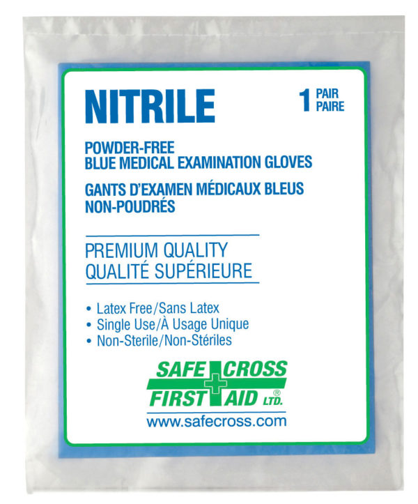 Nitrile Medical Examination Gloves - Large (2/Pack)
