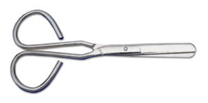 Nickel-Plated Scissors - Blunt Tip - 10.5cm