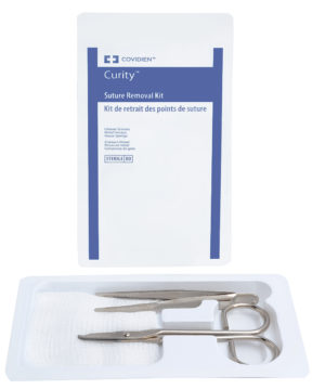 Suture Removal Tray - Sterile (3-Piece)