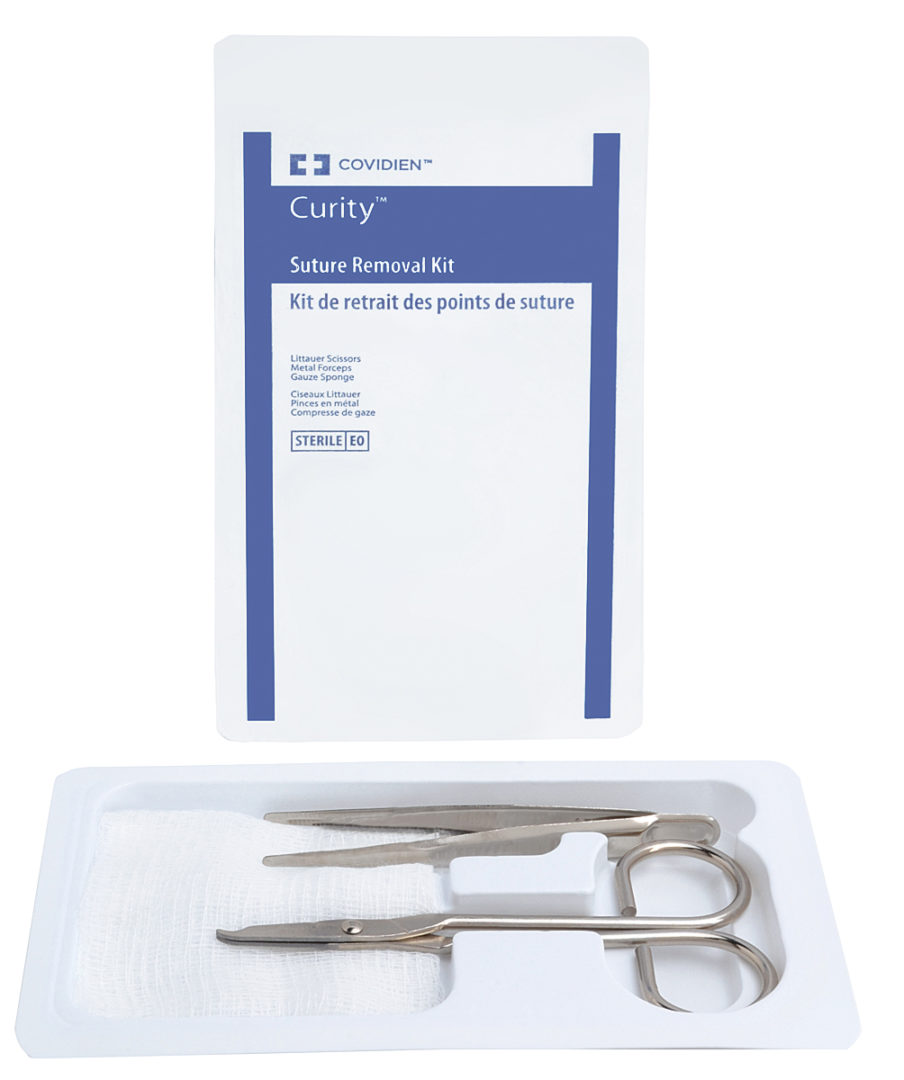 Suture Removal Tray Sterile (3Piece)