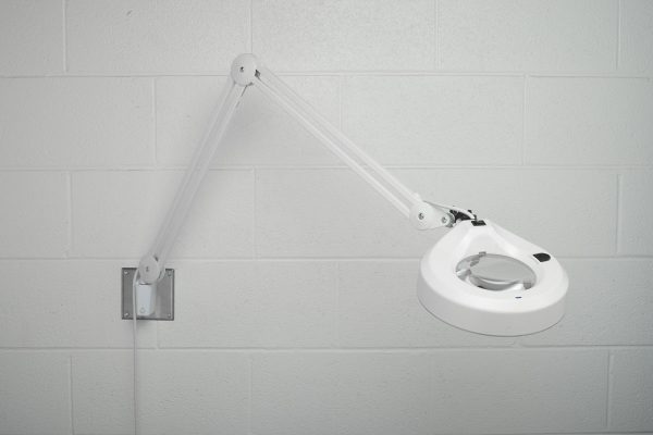 Luxo Magnification Lamp with Wall Bracket
