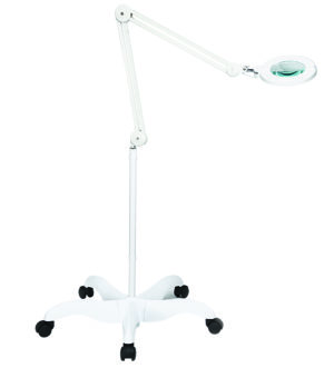 Mobile Floor Stand w/Casters for Luxo Magnification Lamp