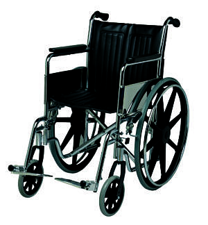 Wheelchair w/Swing-Away Foot Rests