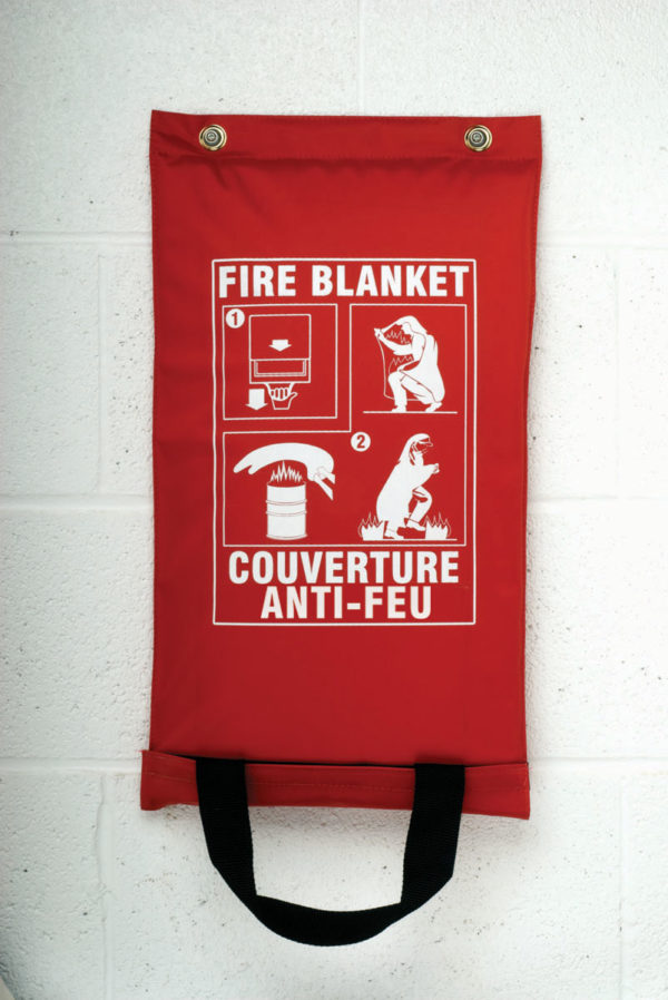 Fire Blanket in Hanging Pouch - 150 x 183cm