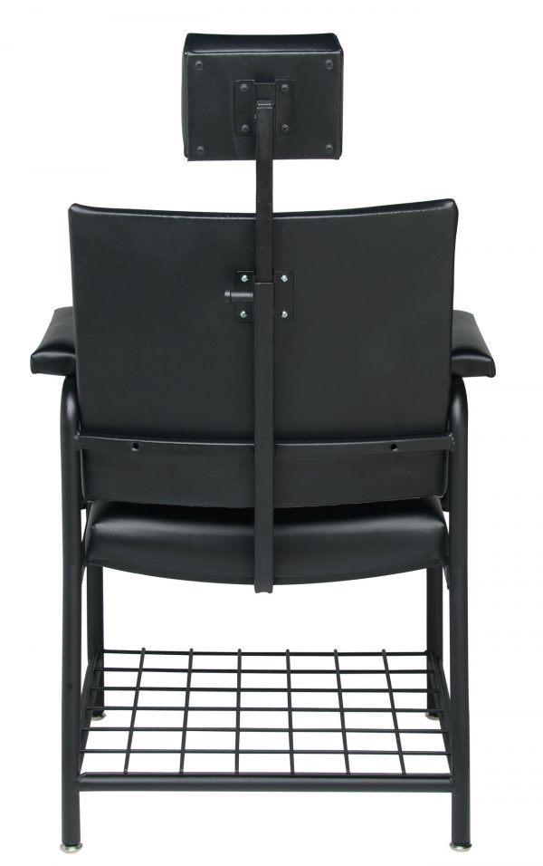 First Aid Treatment Chair w/Adjustable Table - back