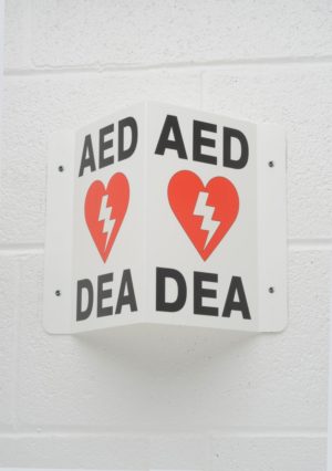 "AED" Sign 3D - Plastic Panels